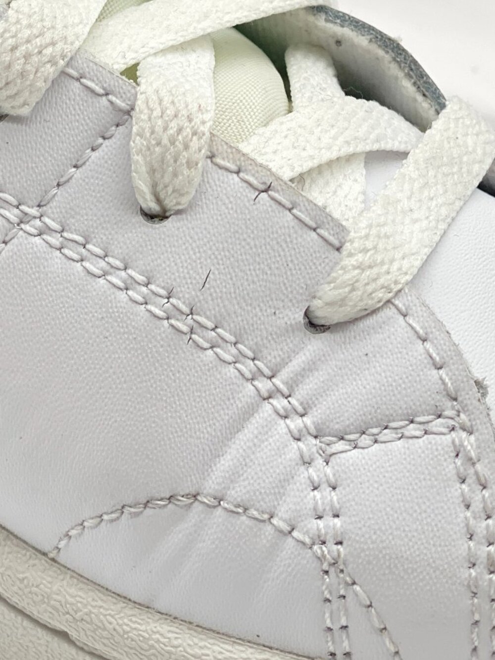 Nike Court Royale 2 Mid White Leather Sneakers Women's 9 CT1725-100 - Picture 7 of 8